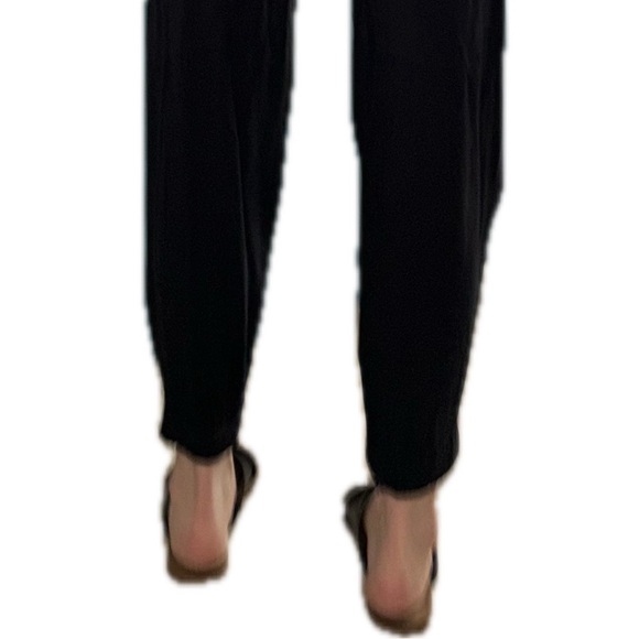 Black Michael by Michael Kors gold accoutrements pants shiny super soft cargo 👖 - Picture 14 of 16